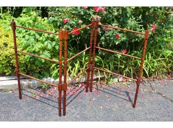 Vintage Bamboo Folding Rack