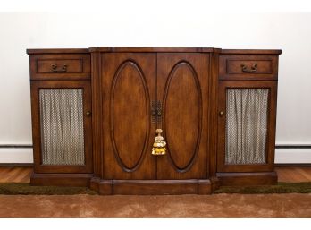 Vintage  Tall Credenza Cabinet