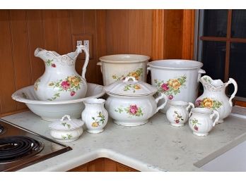 Group Of Pottery And Ceramic Pieces Including Buffalo Pottery - 10 Pieces