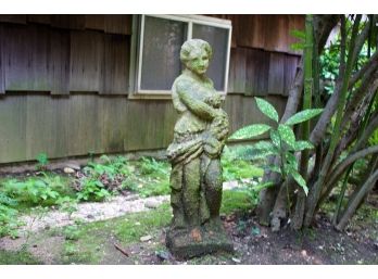 Standing Cast Cement Statue Of A Woman