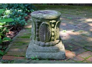 Vintage Cast Cement Pedestal