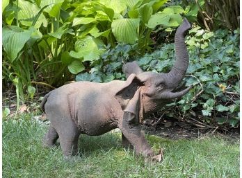 Vintage Cast Iron Elephant