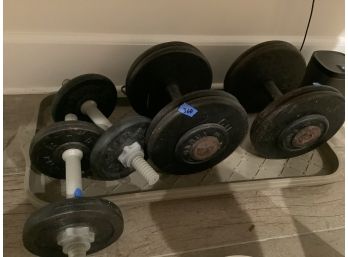 368, Two Pair Of Dumbbells (Heavier Than The Other Sets)