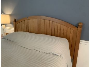 123, Pine Headboard, Mattress And Box Spring