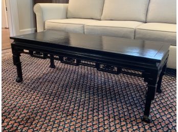 110, Asian Chinese Black Coffee Table