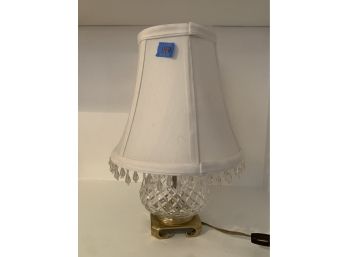 Crystal Trellis Pattern Table Lamp