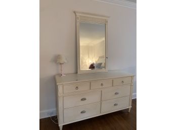 White Dresser With Mirror