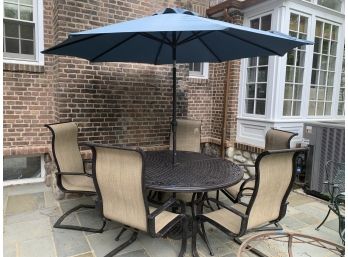 Five Patio Table Chairs (coordinating Items Available)