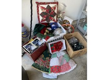 Large Lot Of Christmas Decor