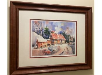 Framed Lithograph- Peter Huntoon