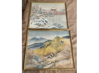 Two Decorative Framed Pictures