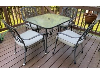 Outdoor Table And Four Chairs