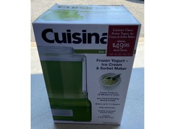 Cuisinart Ice Cream Maker