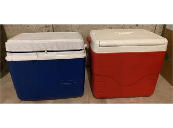 Two Small Coolers