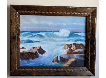 Framed Oil On Board