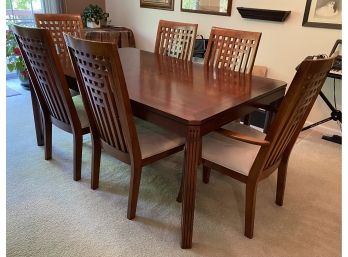 Dining Table And Six Chairs