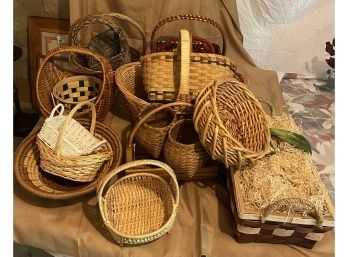 Large Lot Of Baskets