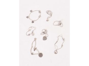 Collection Of Sterling Silver Charm Bracelets