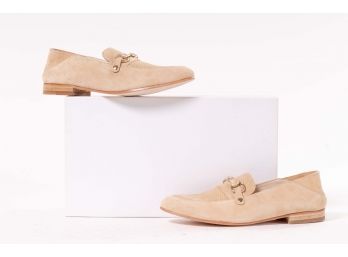 Quero Handmade Shoes 'Hamptons' Nude Suede, Women's Size 6.5 (37)