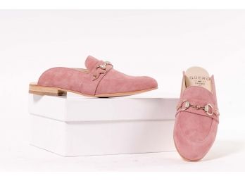 Quero Handmade Shoes 'Capri' Rose Suede, Women's Size 7.5 (38)