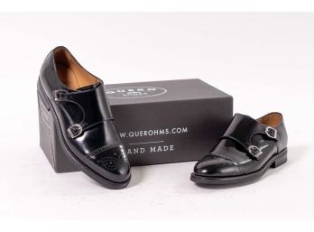 Quero Handmade Shoes 'Hudson' Black Patent Leather, Men's Size 8.5 (42)