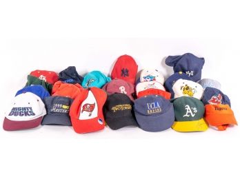 Collection Of 23 Assorted Baseball Caps