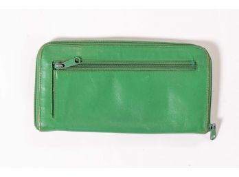 Green Leather Wallet