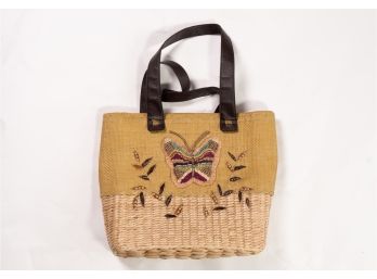 Butterfly Basket Handbag