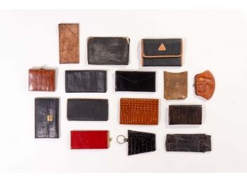 Collection Of Leather Wallets