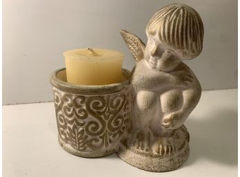 240, Cherub Candle Holder