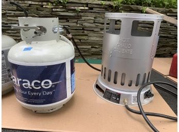 Outdoor Heater, Connects To A Propane Tank For Outdoor Heating