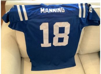 317, Authentic Youth Football Jerseys, Peyton Manning, 18, Indianapolis Colts, Hall Of Fame, Large