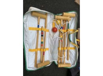 LL Bean Croquet Set In Case