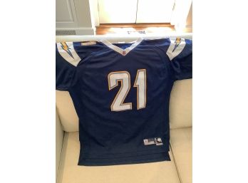 317, Authentic Youth Football Jerseys, Tomlinson, Number 21, San Diego Chargers, Hall Of Fame, Size X- Large