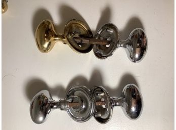 396, 2 Doorhandles Sold Brass