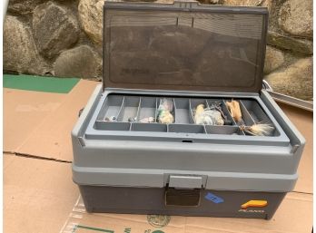 Tackle Box With Fishing Paraphernalia