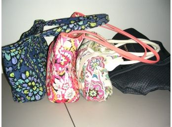 Four Vera Bradley Totes