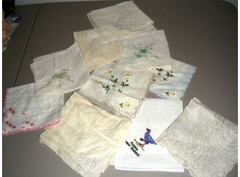 Eleven Vintage Hankies