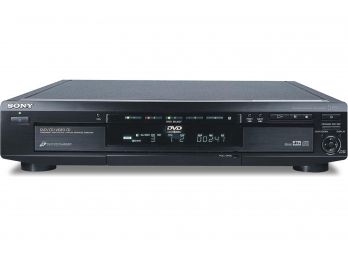 Sony Black 5 Disc Carousel DVD CD Changer Player - DVPC660