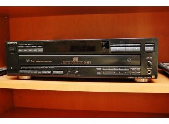 Sony 5 Disc CD Player Model PC69ES