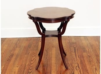 A Vintage Mahogany Cricket Table, Edwardian Inspired