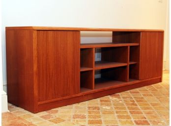 A Vintage Modern Teak Credenza, Or Storage Cabinet