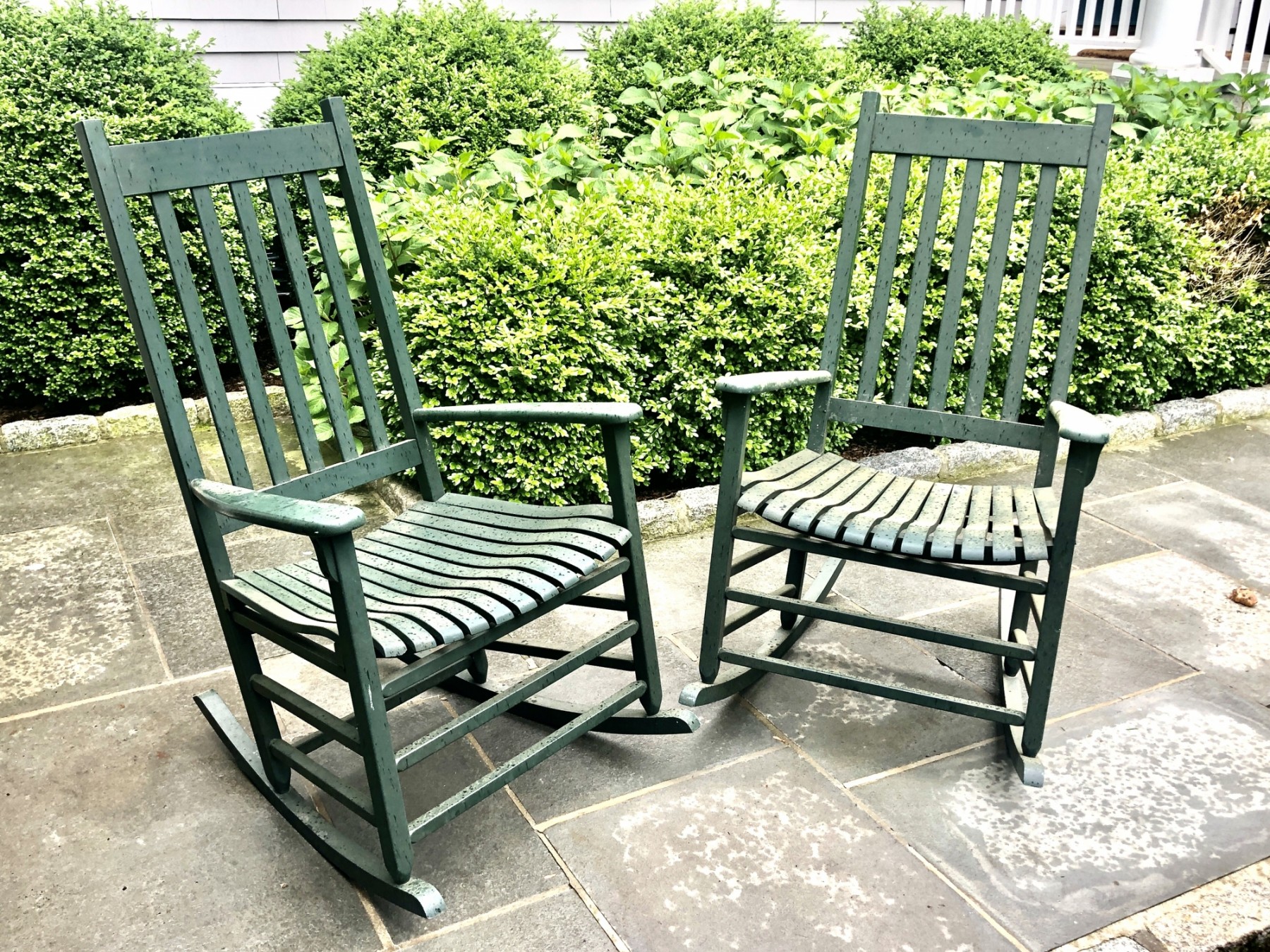 Pair Of Wooden Tyndall Creek Outdoor Rocking Chairs #877226 ...