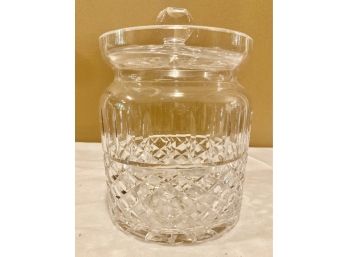 Waterford Jar With Lid