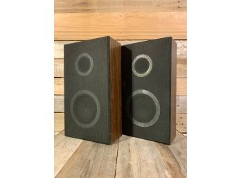 Vintage Pair Senzaki Stereo Speakers