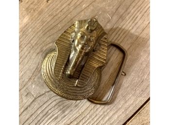 Brass Egyptian Farro Belt Buckle