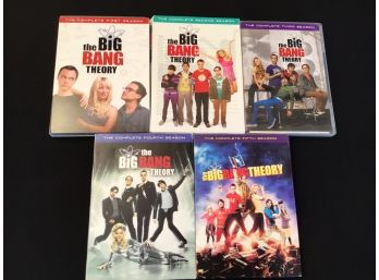 The Big Bang Theory DVDs Seasons 1-5 Good