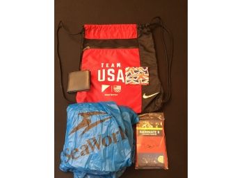 Tween Lot Including A Nike Drawstring Backpack & More