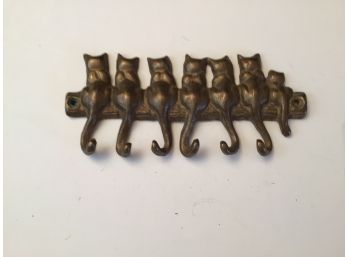 Cat Tail Hook Rack Or Key Chain Holder