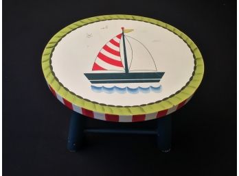 Childs Sailboat Stool